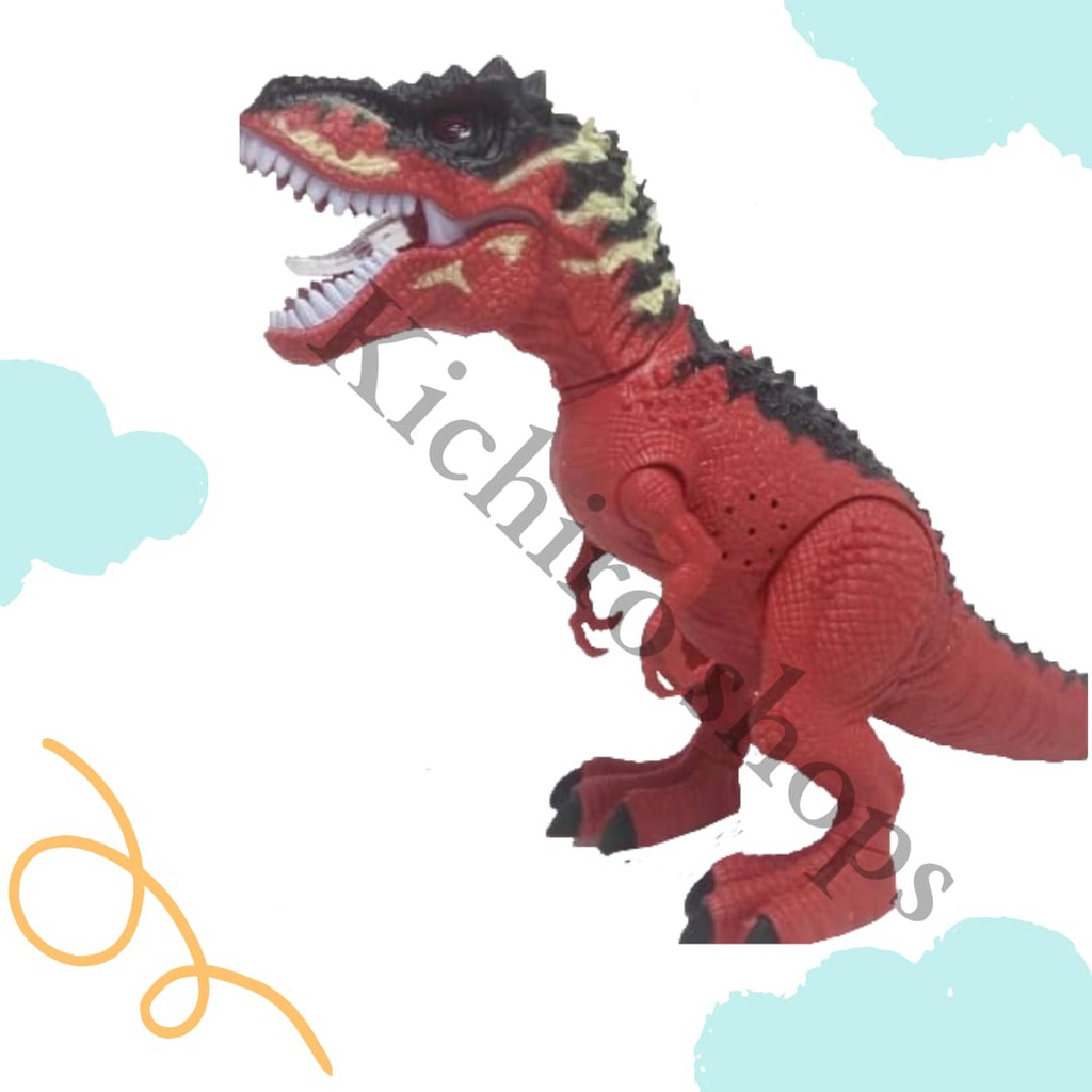 Mainan Robot Dinosaurus T-Rex Asap &amp; Bertelur - Kichiro Shops