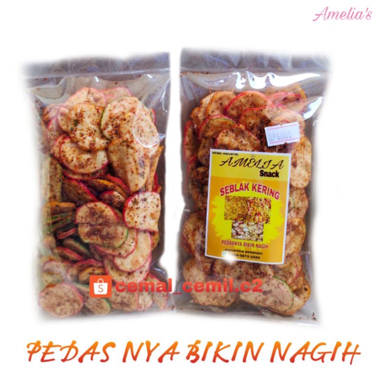 

KRUPUK SEBLAK/SEBLAK KERING/KEMASAN 100g/CEMILAN/MAKANAN PEDAS