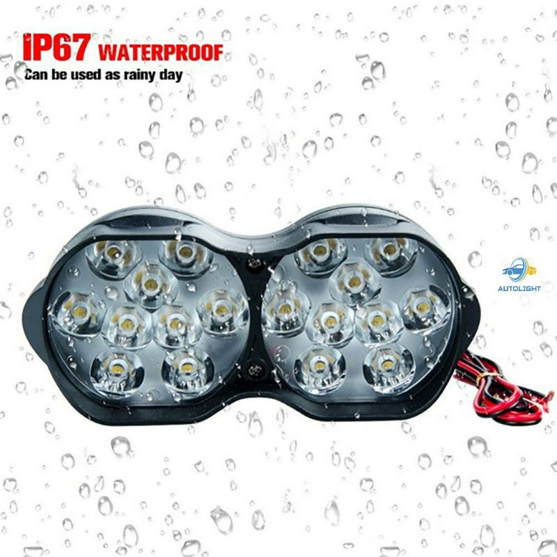 Lampu Tembak Sorot Motor Sport Light Cree 18 LED /12 V