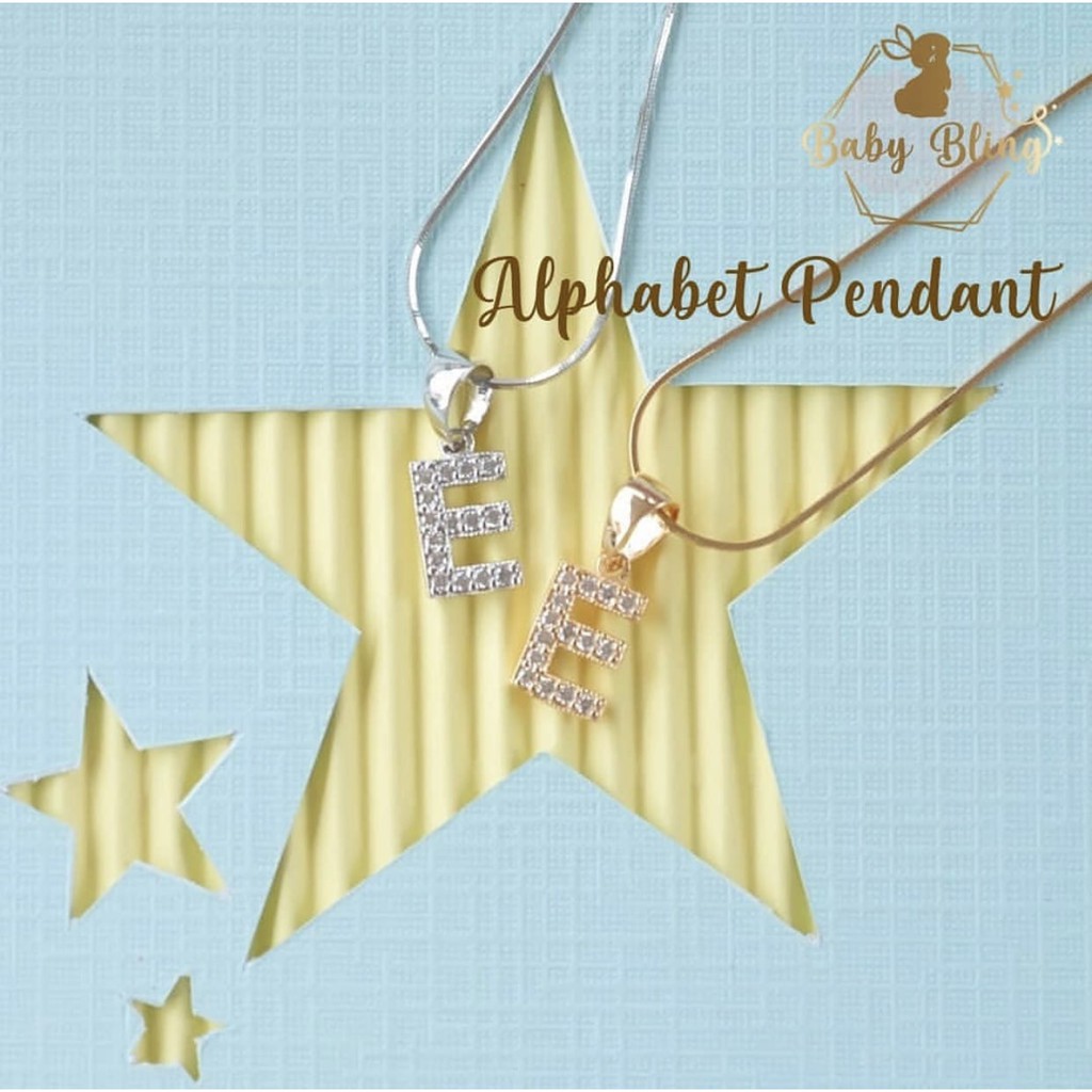 Liontin Bayi &amp; Dewasa Baby Bling - Alphabet Pendant