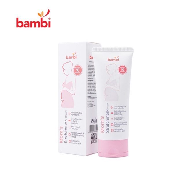 Bambi Mom Stretchmark Cream 100 ml - krim penghilang Strechmark ibu