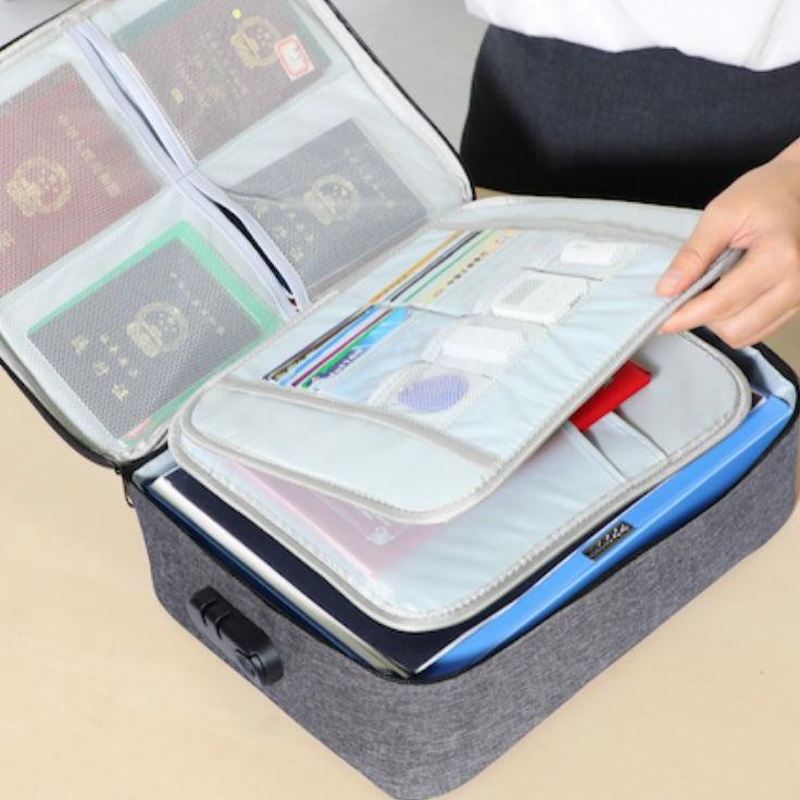 

Super Produsen Tas Penyimpanan Dokumen Penting Box Penyimpanan Dokumen Kertas Document Storage Bag Tas Anti Air Document Keeper
