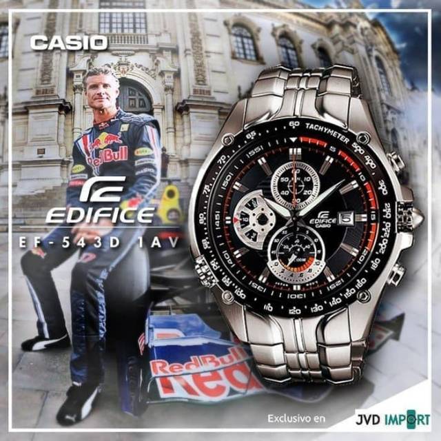 Jam Tangan Pria Merek Casio Edifice EFR 543 Sebastian Vettel Ori BM Fullset