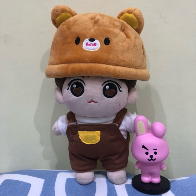 🇰🇷 BTS IMPORT KOREA JUNGKOOK RILAKUMA JUMPSUIT 20CM DOLL FANSITE KOOKIE CLOTHING COCOKOOKIE 🇰🇷