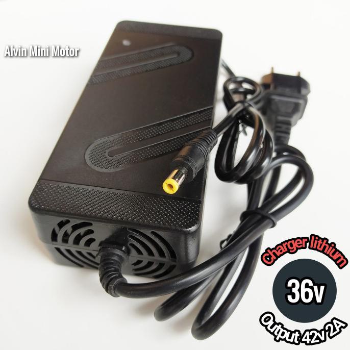 Buruan Beli] Charger 36V / 42V 2A Lithium Inokim Light Fiido Dyu Scooter Listrik