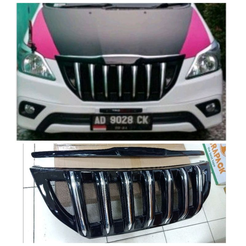 Grill Apollo Grand innova barong 2014 2015 hitam metalik black glossy