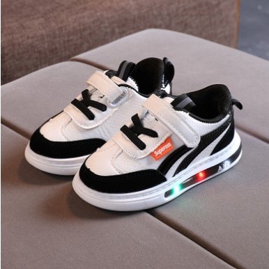 Sepatu Anak led sneaker laki laki perempuan lampu nyala 8821