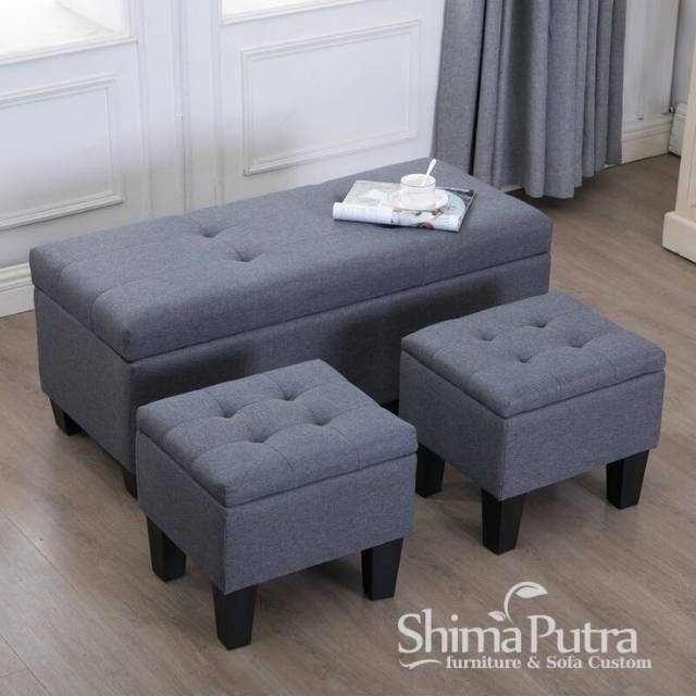 Set Sofa Stool Bench minimalis