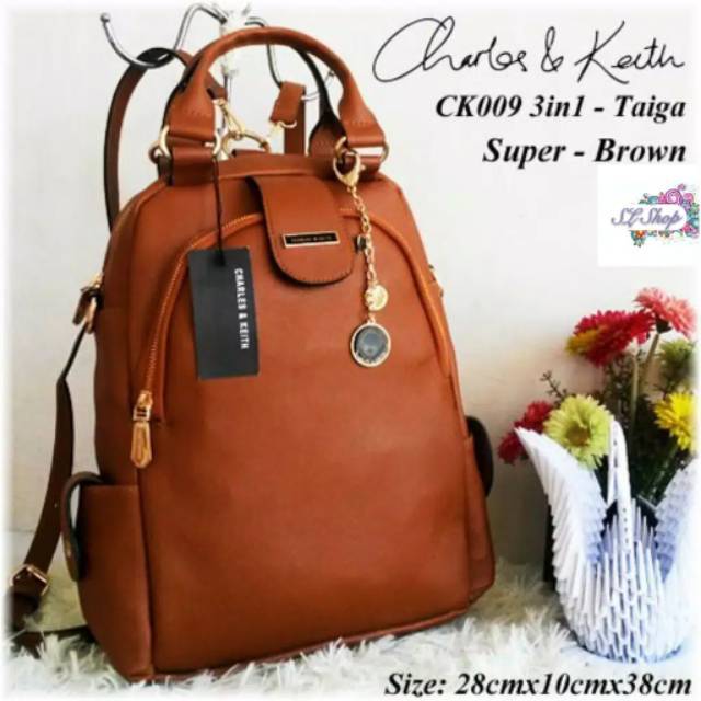 CHARLES & KEITH TAS IMPORT TAS RANSEL MURAH BACKPACK