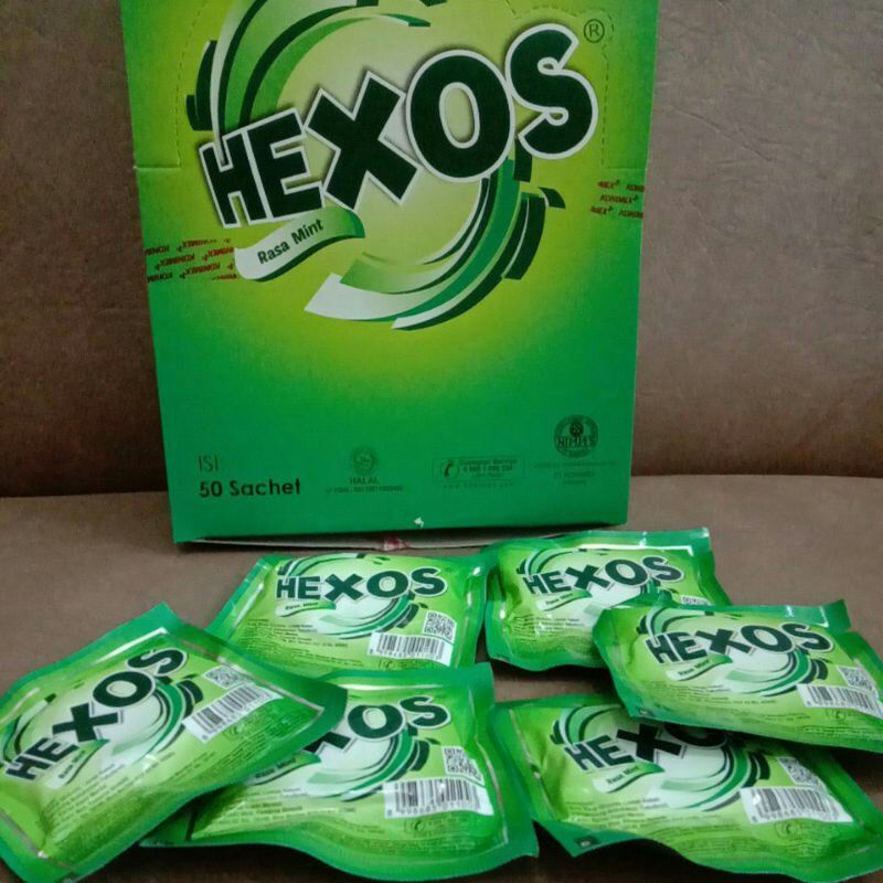 

HEXOS MINT sachet isi 5butir