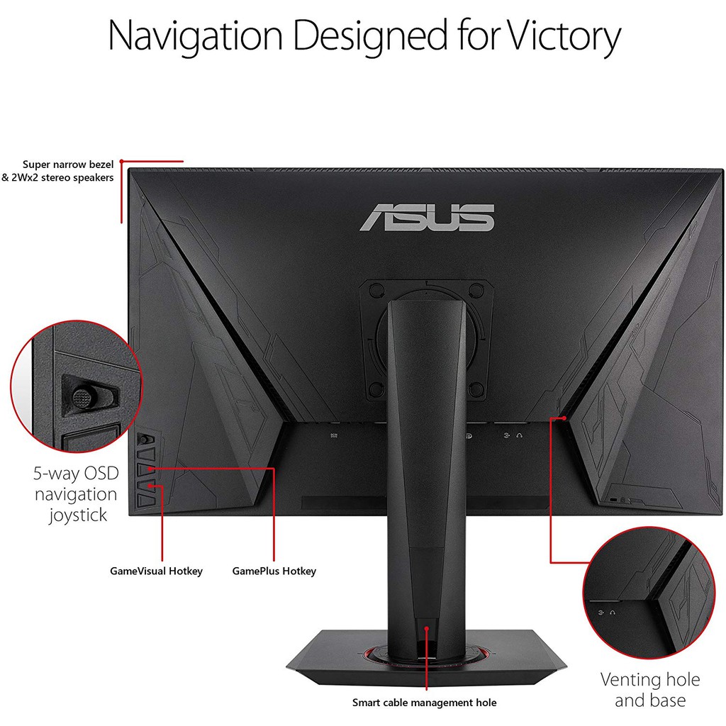 LED MONITOR ASUS 27&quot; VG278Q 144HZ GAMING