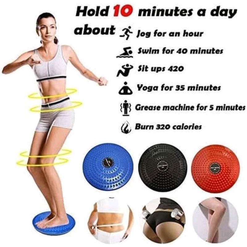 Jogging magnetic trimmer body plate waist twisting berkualitas-1