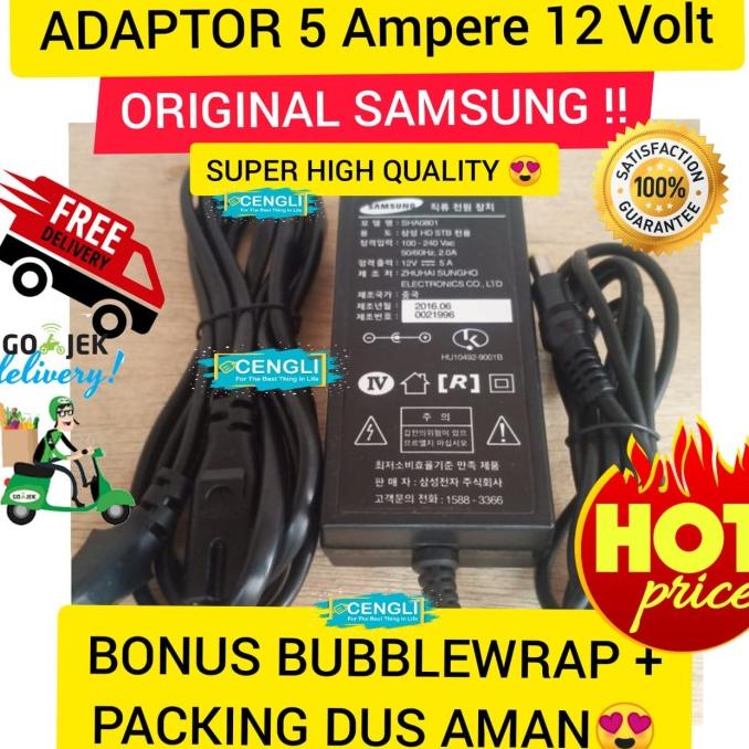 Adaptor 12v 5A/ Adaptor 5A 12v / Adaptor 5 Ampere 12 Volt