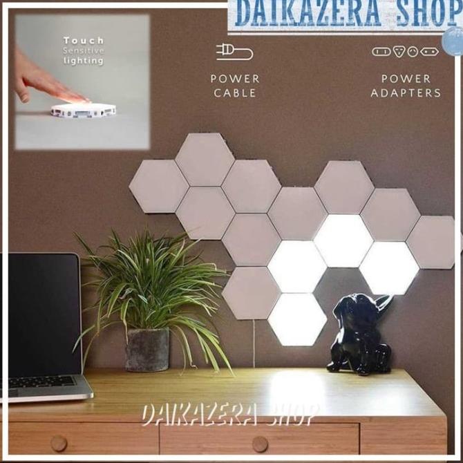 Lampu Dekorasi Interior Dinding Quantum LED Hexagon Touch Screen