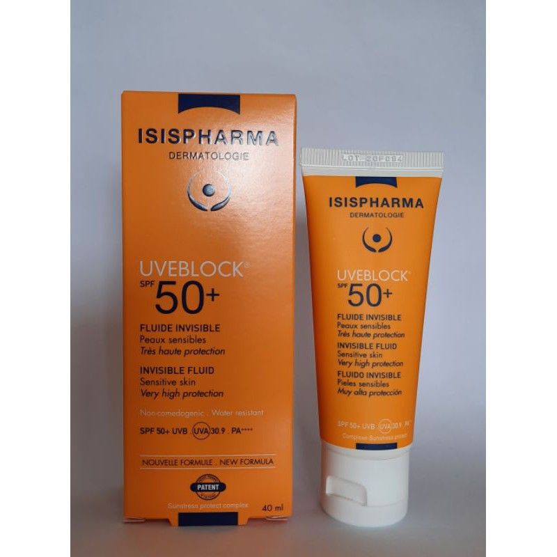 ISISPHARMA UVEBLOCK SPF50+ Fluid tinted SPF50+ 40ml / fluid invisible / dry touch / mineral invisibl