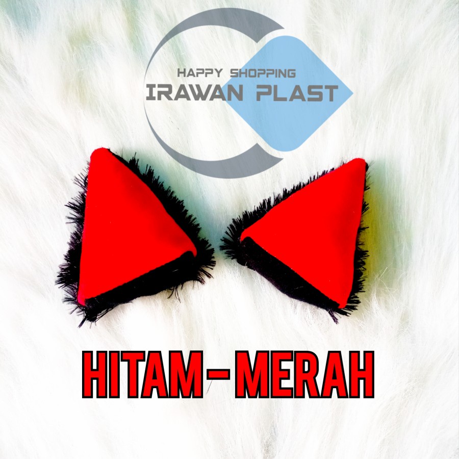 Kuping kucing helm - kuping helm - Kuping Halfface - Kuping Kucing Fullface - aksesoris helm - telin