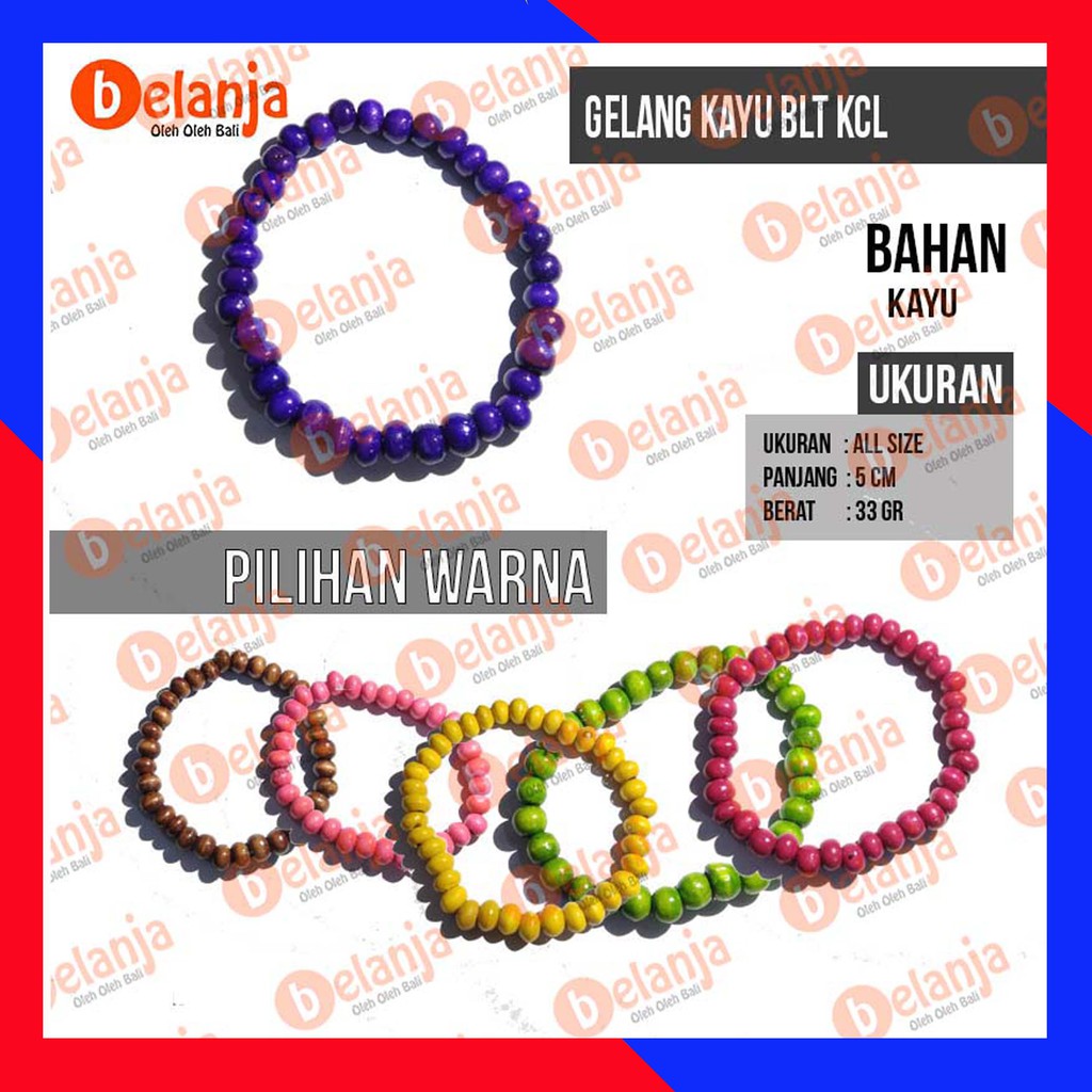 Gelang Kayu Bulat kecil / gelang kayu vintage gelang bulat kecil