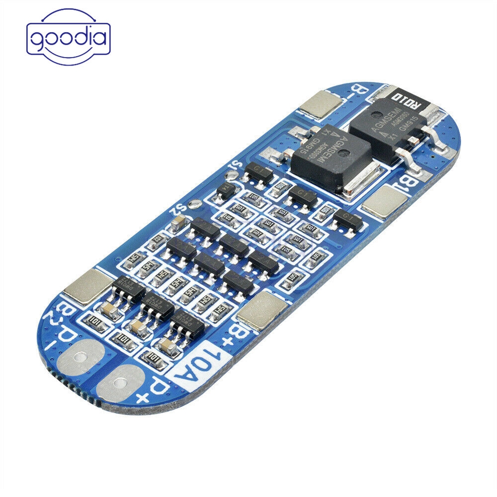 Papan Pcb Pelindung Baterai Lithium Li-Ion 3s 10a 11.1v 12.6v 18650