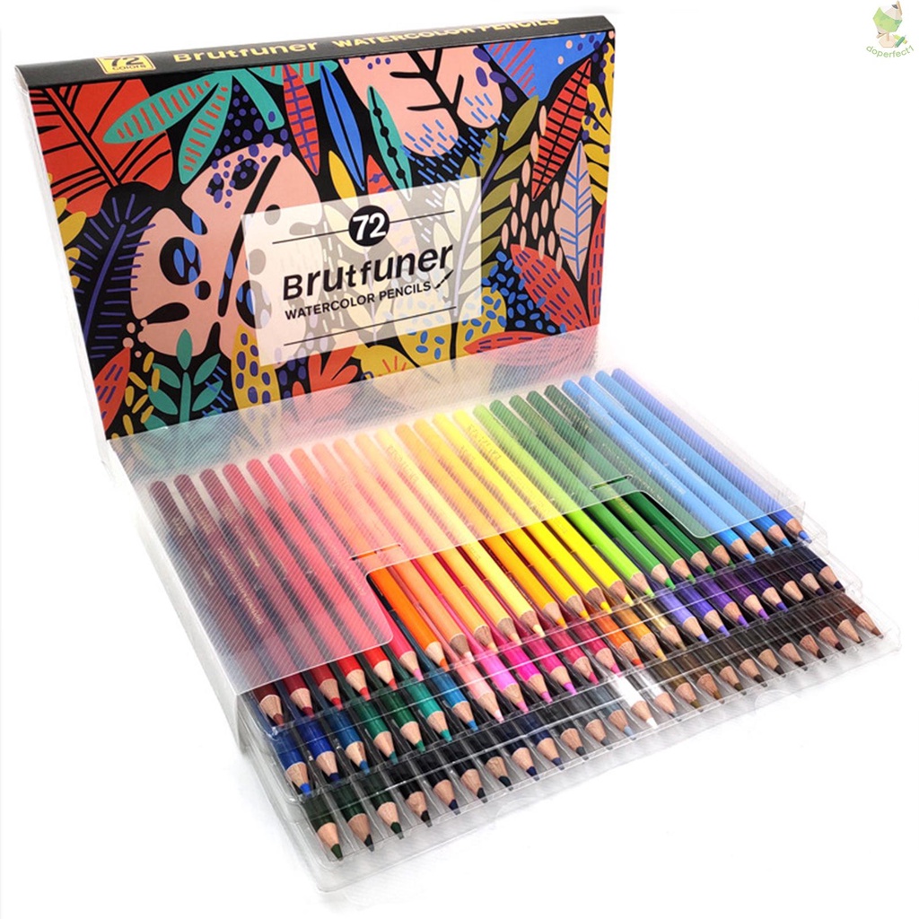Jual 48/72/120/150/180 Watercolor Pencils Set Pre-Sharpened Water Soluble Color Pencils Art Supplies For Students Adults Artists Drawing Sketching Coloring Books Indonesia|Shopee Indonesia