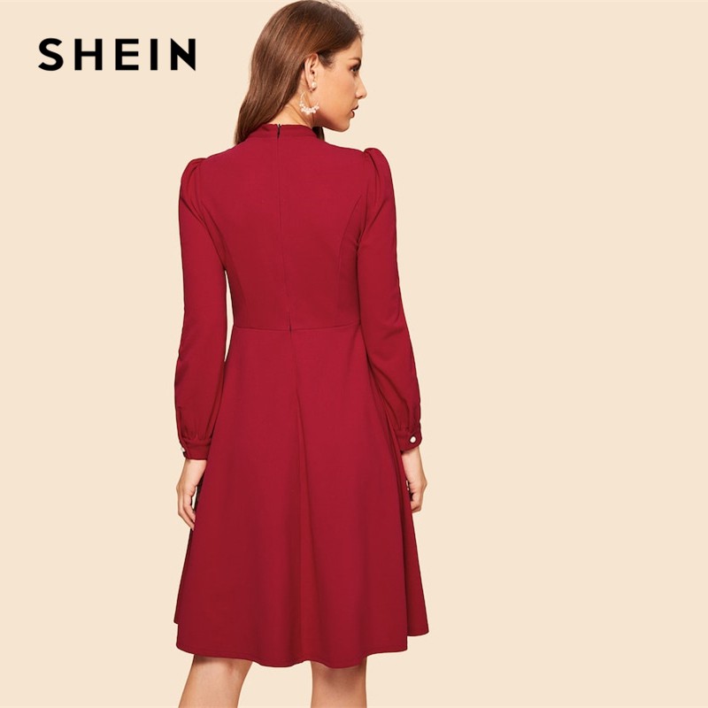 shein knee length dresses