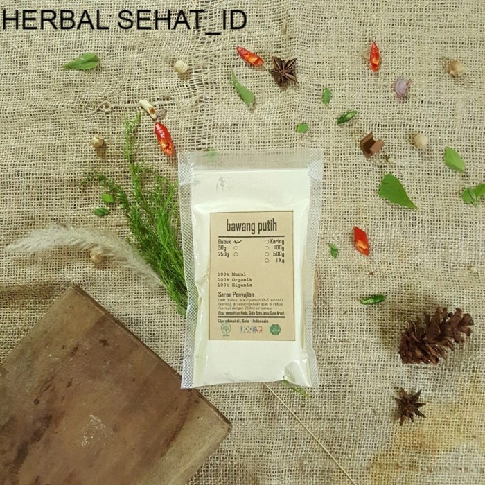 

BAWANG PUTIH BUBUK 50gr - Garlic Powder Pure - MURNI - JSR - REMPAH
