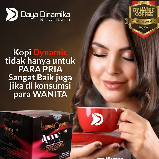 Kopi Dynamic isi 10 Sachet - Kopi Kesehatan Pria - Kopi Stamina Dynamic