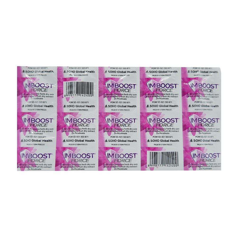 Imboost Force Suplemen Daya Tahan Tubuh  - 3 Strip 10 @Tablet / 1 strip