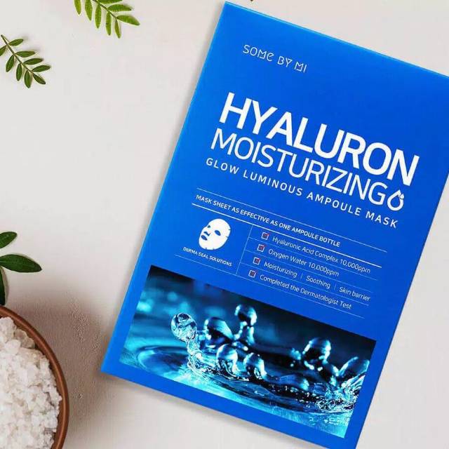 [BPOM] Some By Mi / SOMEBYMI - Hyaluron Moisturizing Glow Luminous Ampoule Sheet Mask