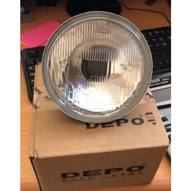 REFLEKTOR LAMPU DEPAN DEPO H4 ORIGINAL TAIWAN 5 INCH