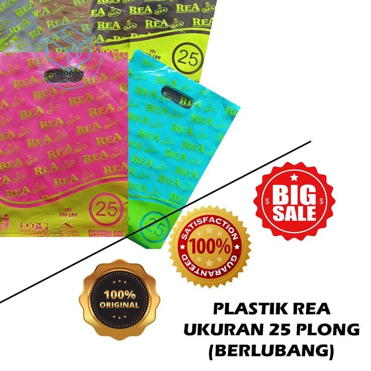 

Kantong Plastik HD Plong 25x35 isi 100 lembar merk REA