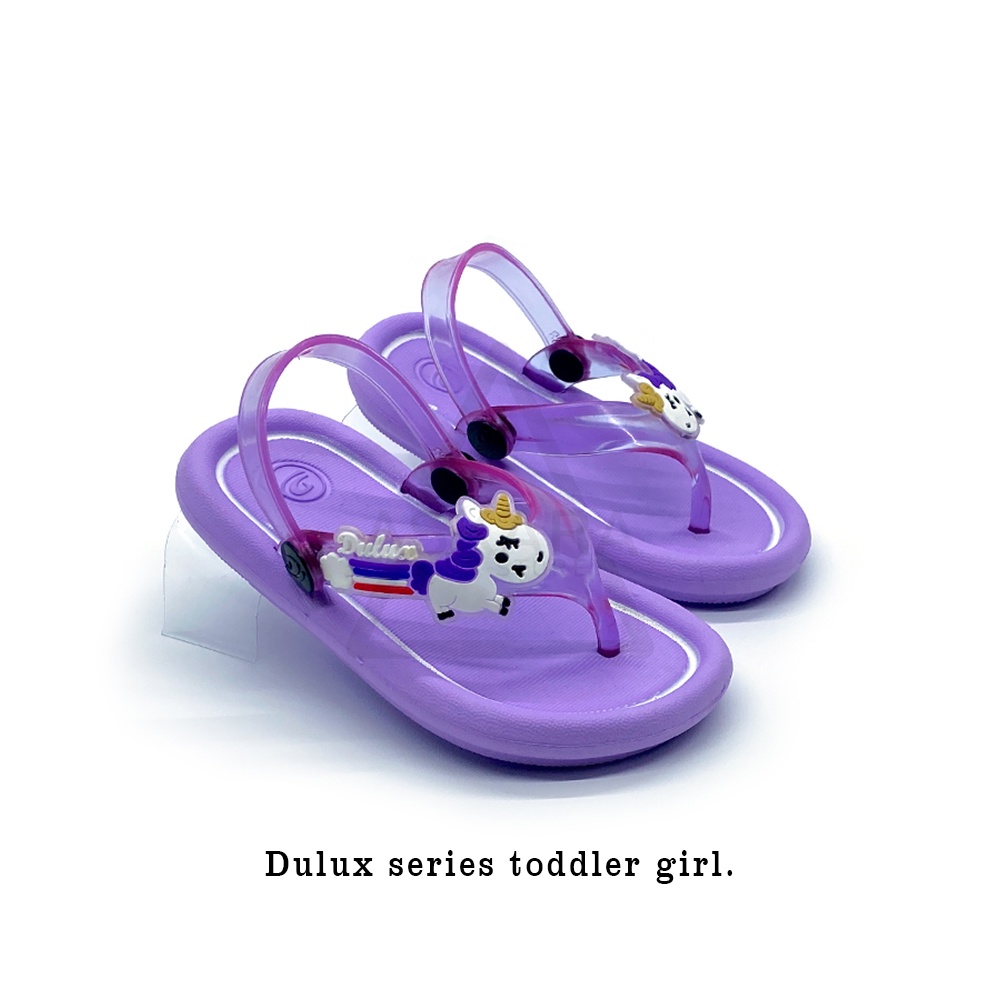 AKS - New Sandal Anak Perempuan Jepit Tali Belakang Model Unicorn Terbaru 1 - 3 Tahun COD