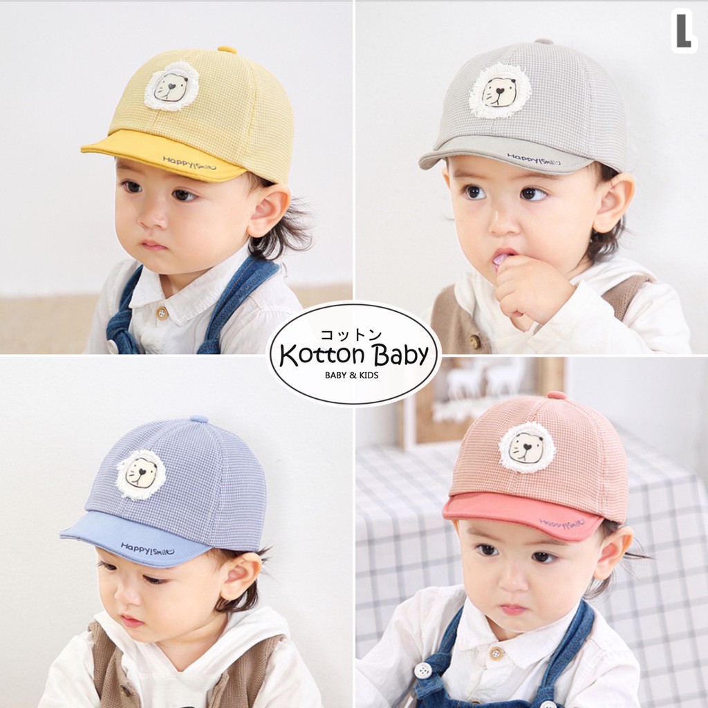 6-24 bln |TOPI BASEBALL ANAK / TOPI BAYI KARAKTER LUCU LAKI-LAKI PEREMPUAN vol.L UNISEX CATALOG