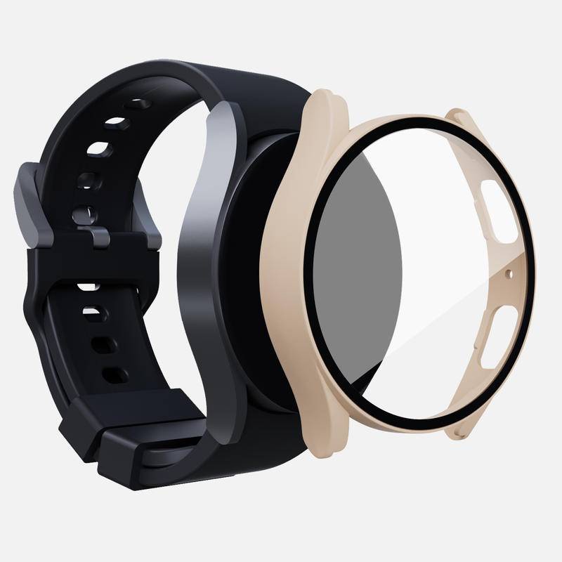 Case Pelindung Jam Tangan Bahan Kaca Kuat Ukuran 40mm 44mm Untuk Samsung Galaxy Watch 5