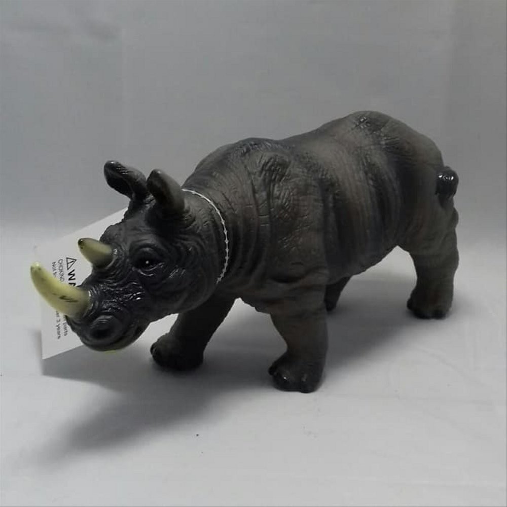 Mainan Anak Binatang Karet Badak  Grosir