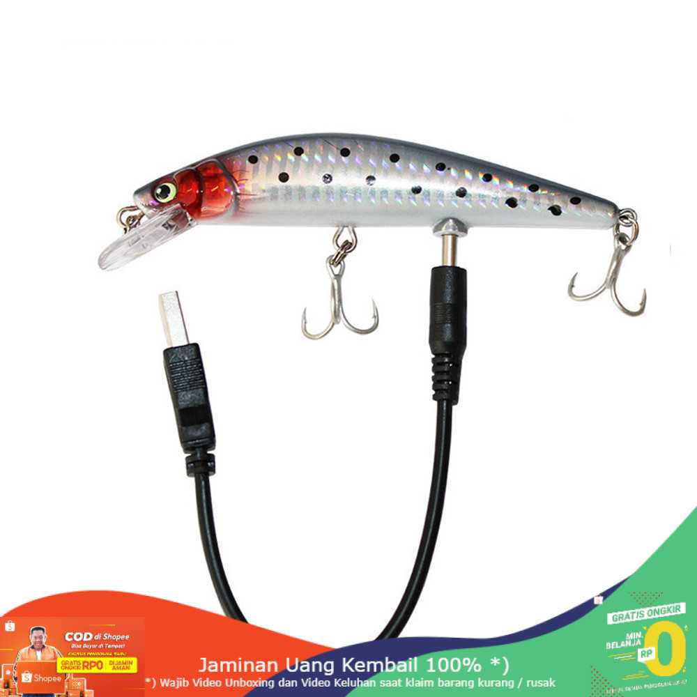 (BISA COD) RVOSTR FEWIYONI Umpan Pancing Ikan Flashing LED Floating Lure Bait - m10