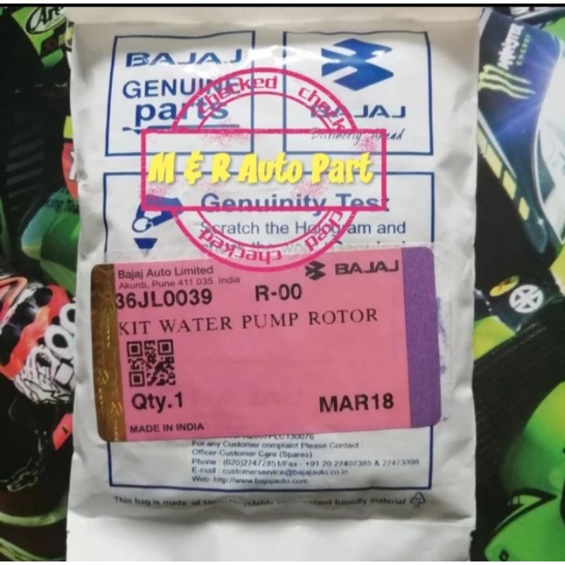 Seal kit waterpump Pulsar 200NS