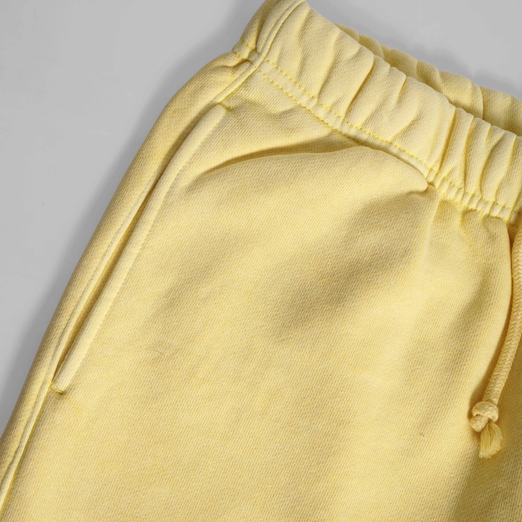 Celana Sweatpants Pria CHMPN Lightweight Fleece Yellow