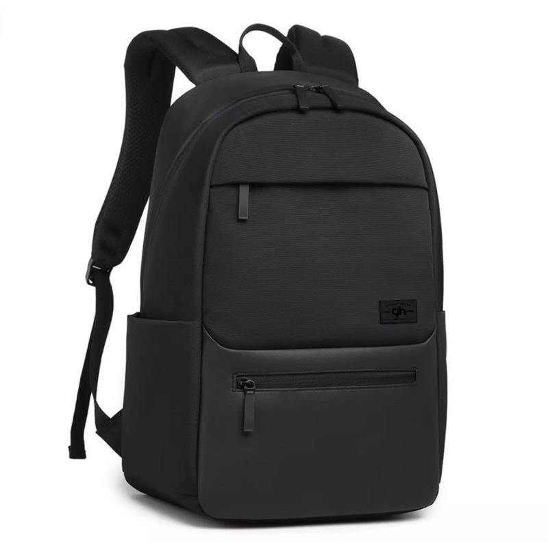 gh-bag Tas Sekolah Ransel Backpack Cowok Cewek SMP SMA  SMU Kuliah Murah Kent Kent cordura Murmer hitam Kanvas