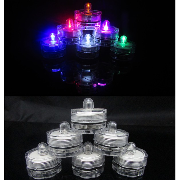 Lampu LED Lilin Elektrik Anti Air Kelap Kelip 7 Warna