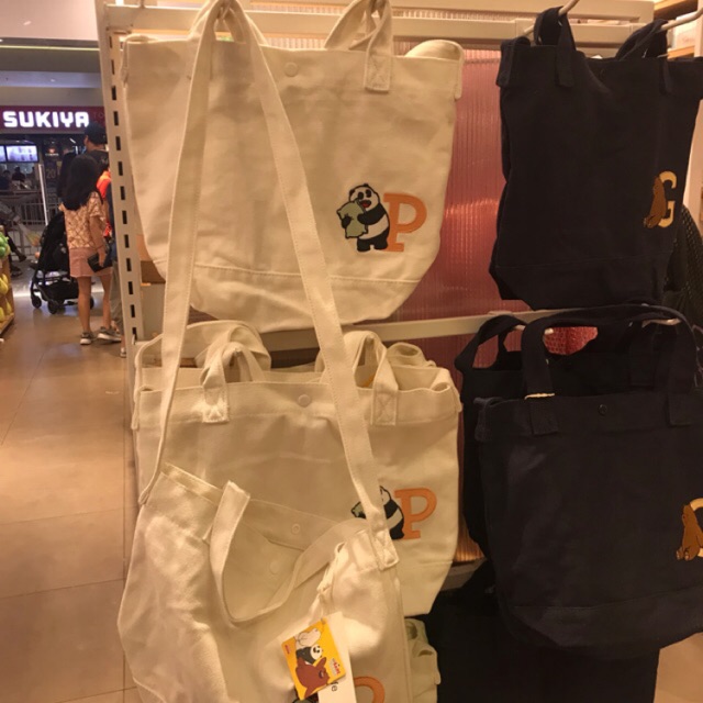 MINISO WE BARE BEAR TAS SELEMPANG
