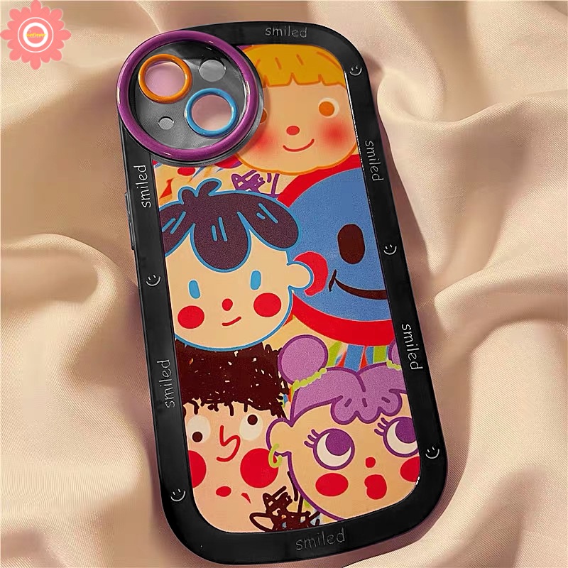 Soft Case TPU Motif Kartun Graffiti Untuk Samsung A50 A32 A50s A30s A13 A03s A51 A52 A22 A12 A53 A33 5G A20s A03 A52s A31 A11 M22 M32