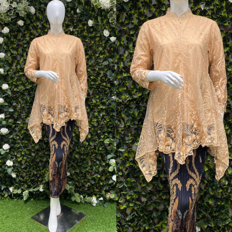 NEW ARRIVAL/Kebaya BUSUI Modern/Set Kebaya BUSUI/Kebaya Tulle Modern/Kebaya Cantik