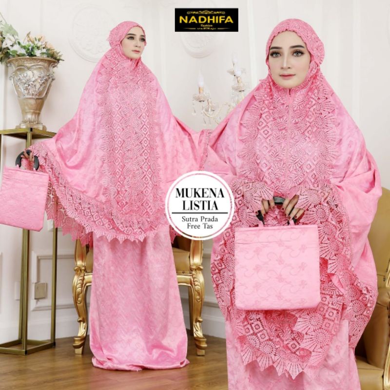 (RESTOCK)MUKENA BORDIR FASHION MUSLIM//ELIZA/ANDIN//NAJRAN//- MUDRA LISTIA BY NADHIFA BY KALILA