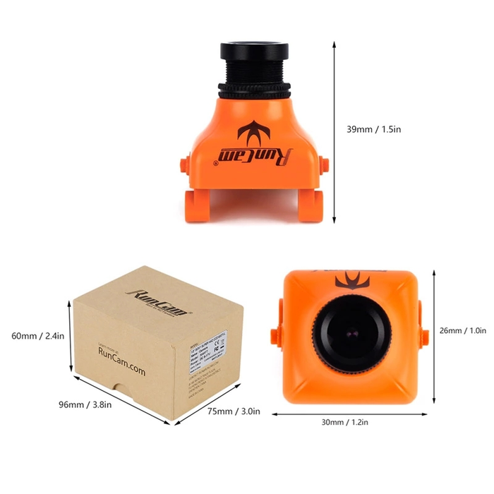 RunCam Swift 600TVL Mini FPV OSD Camera FOV 90 2.8mm Lens