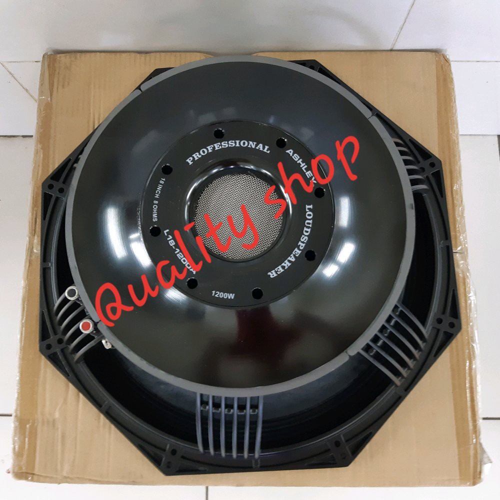 Asli  Speaker Ashley 18 Inch L18-1200A Spul 5 inch 2200 watt original  Terjamin