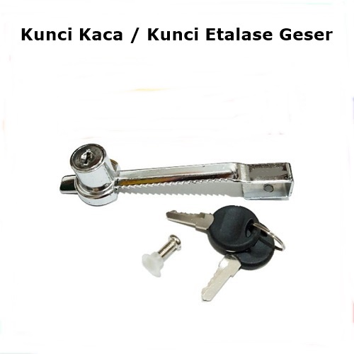 Kunci Kaca 120mm / Kunci Steling / Kunci Etalase Showcase - Glass Lock