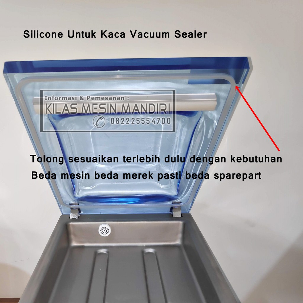 Air Proof Silicone Vacuum Sealer Karet Seal Silicon Kaca Silikon Vacum Kedap Udara Vakum