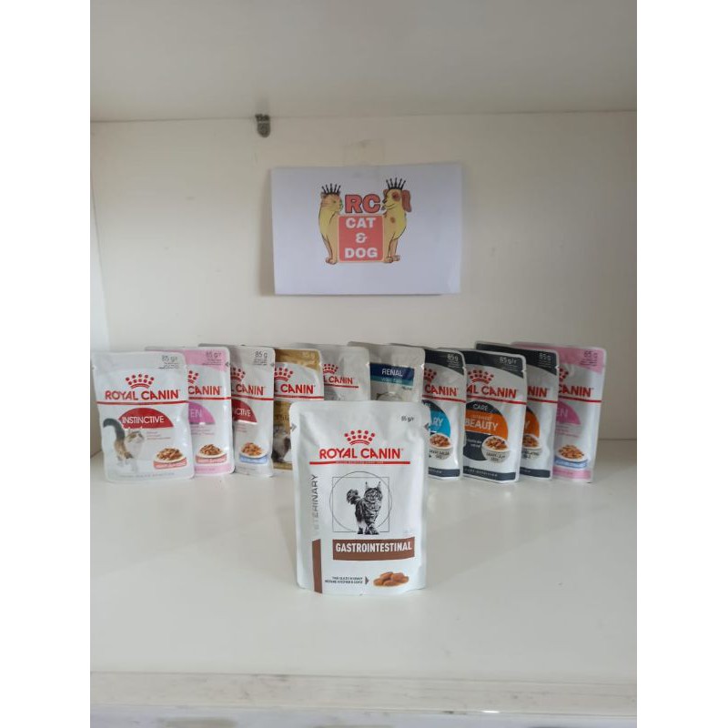 Cat Food RC ROYAL CANIN VETERINARY GASTROINTESTINAL SACHET POUCH 100 GR MAKANAN UNTUK KUCING DIARE