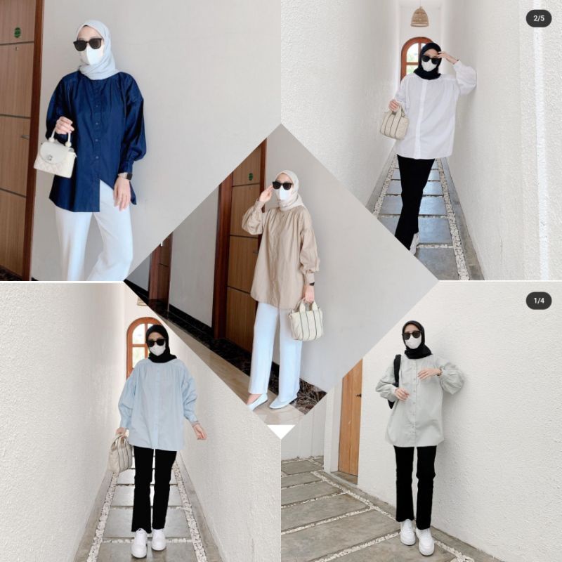 ESTIL SHIRT NAOMI TOP DAN MINA SHIRT BY COTTONTREND