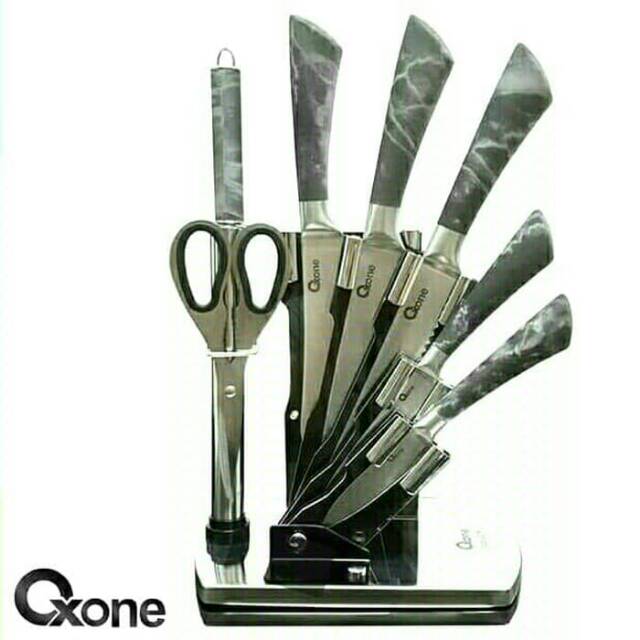 Oxone Ox-981N Butterfly Knife Set Pisau Stainless Dengan Gunting Premium Pemotong Tajam OX 981N 981